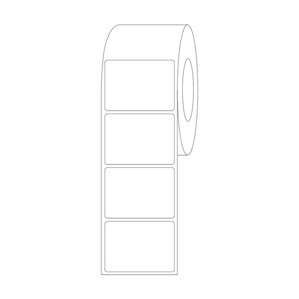 Nevs Label, Blank Direct Thermal 2" x 2-3/4" LBW-0112 - main